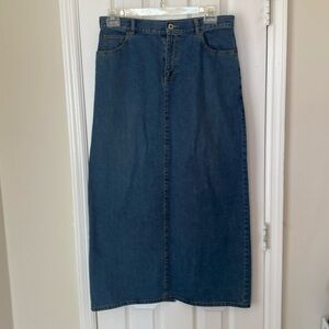Vintage Ann Taylor jean skirt sz 12